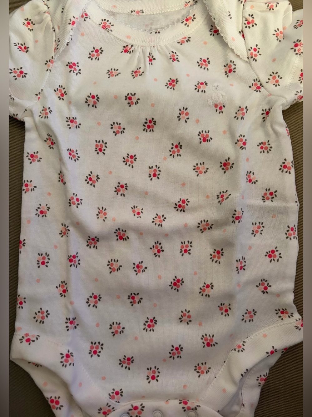 GAP-Baby First Favourite 3pk 100% cotton Short Sleeve Bodysuits-size 0-3mth/pink - Picture 3 of 5